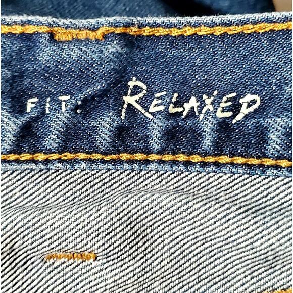 Eddie Bauer Men's Relaxed Fit Jeans Specially Dyed Jeans Size 40X(34 actual 32") - Picture 6 of 7